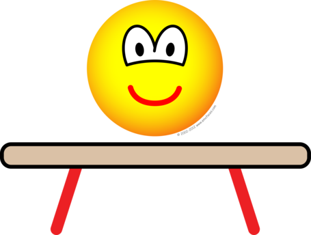 Balance beam emoticon